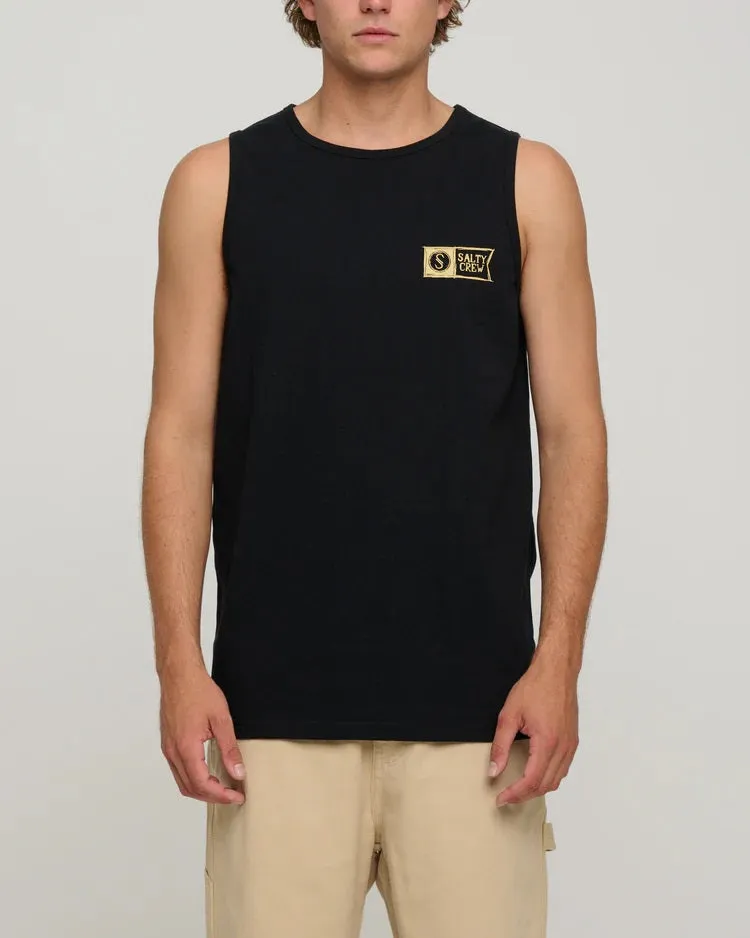 Sketchy Alpha Regular Tank - Black