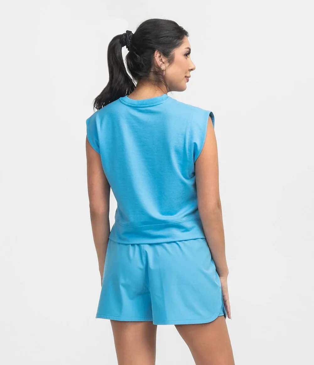 SLUB KNIT MUSCLE TEE