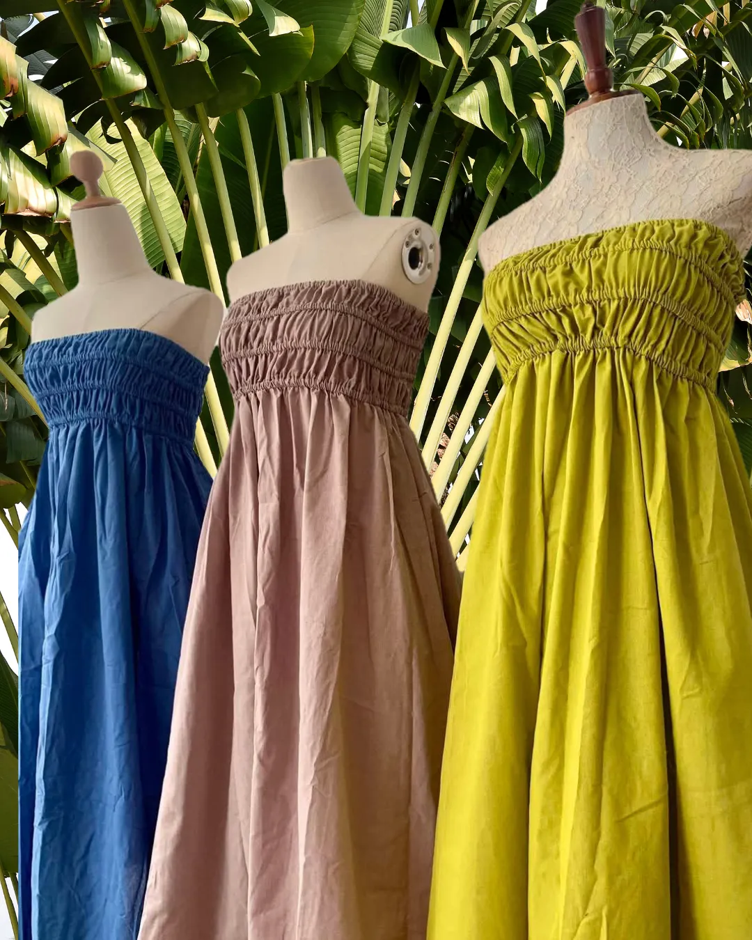 Smocked Tube Dress w/ pockets