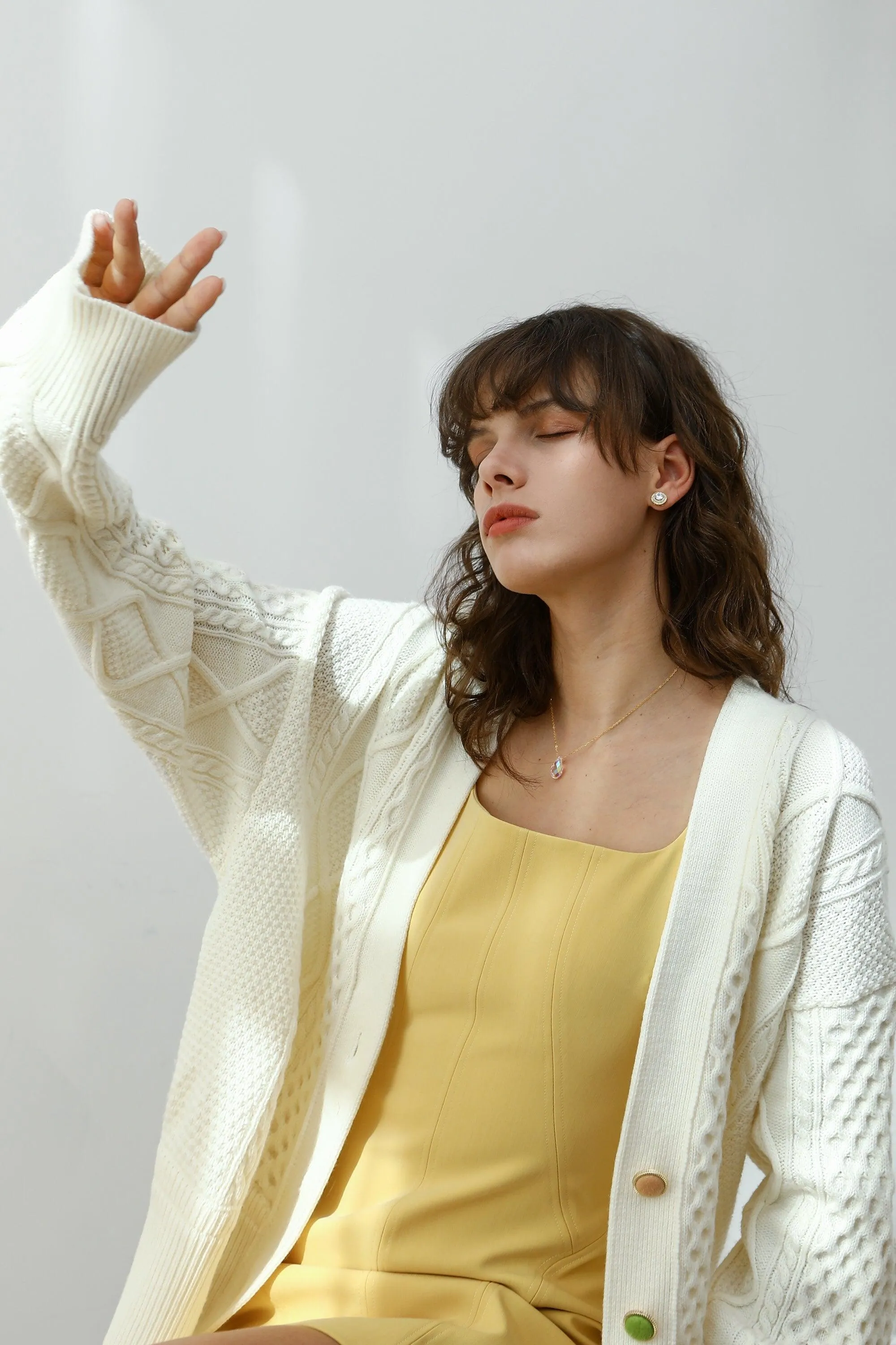 So Sweet Cable Knit Cardigan