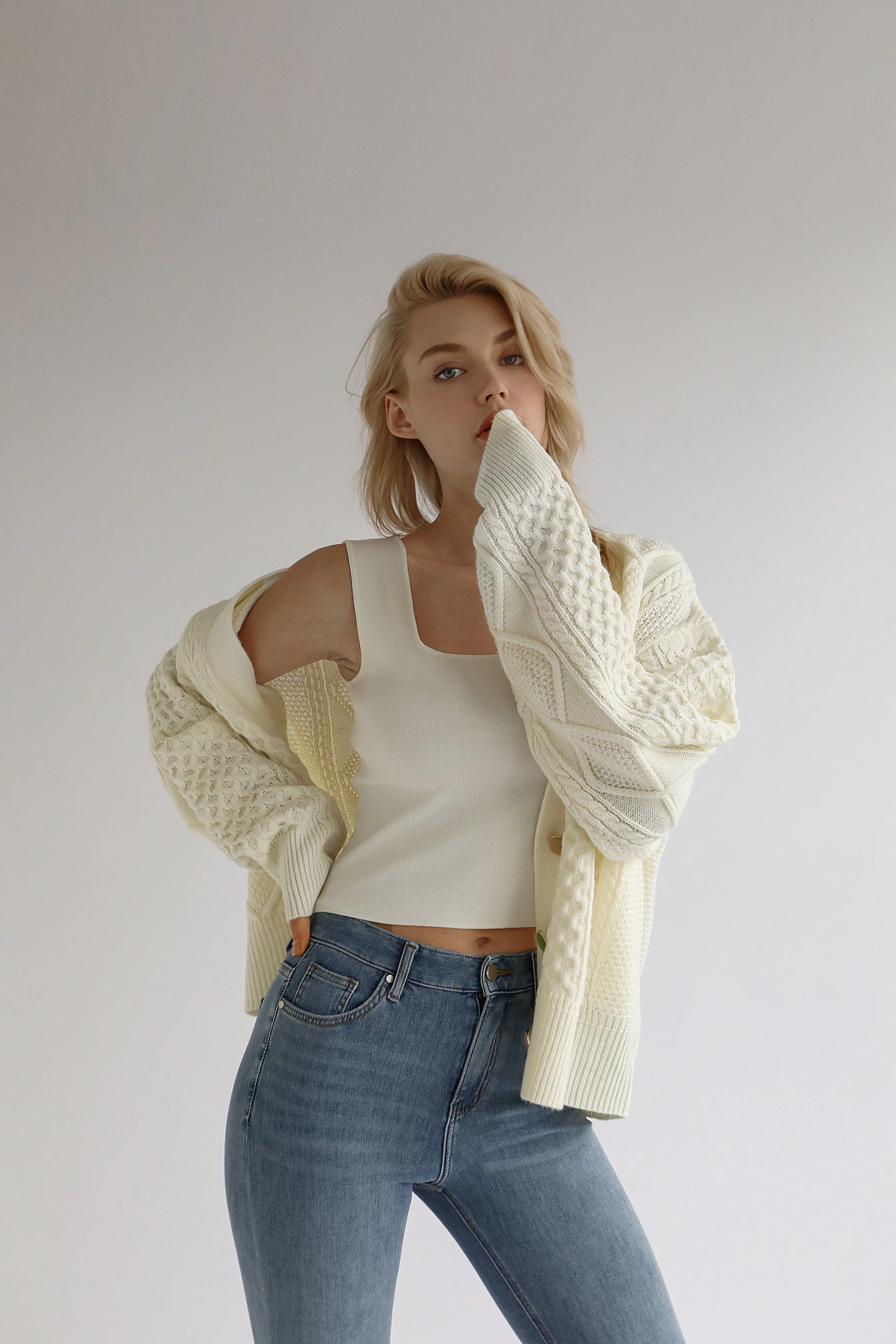 So Sweet Cable Knit Cardigan