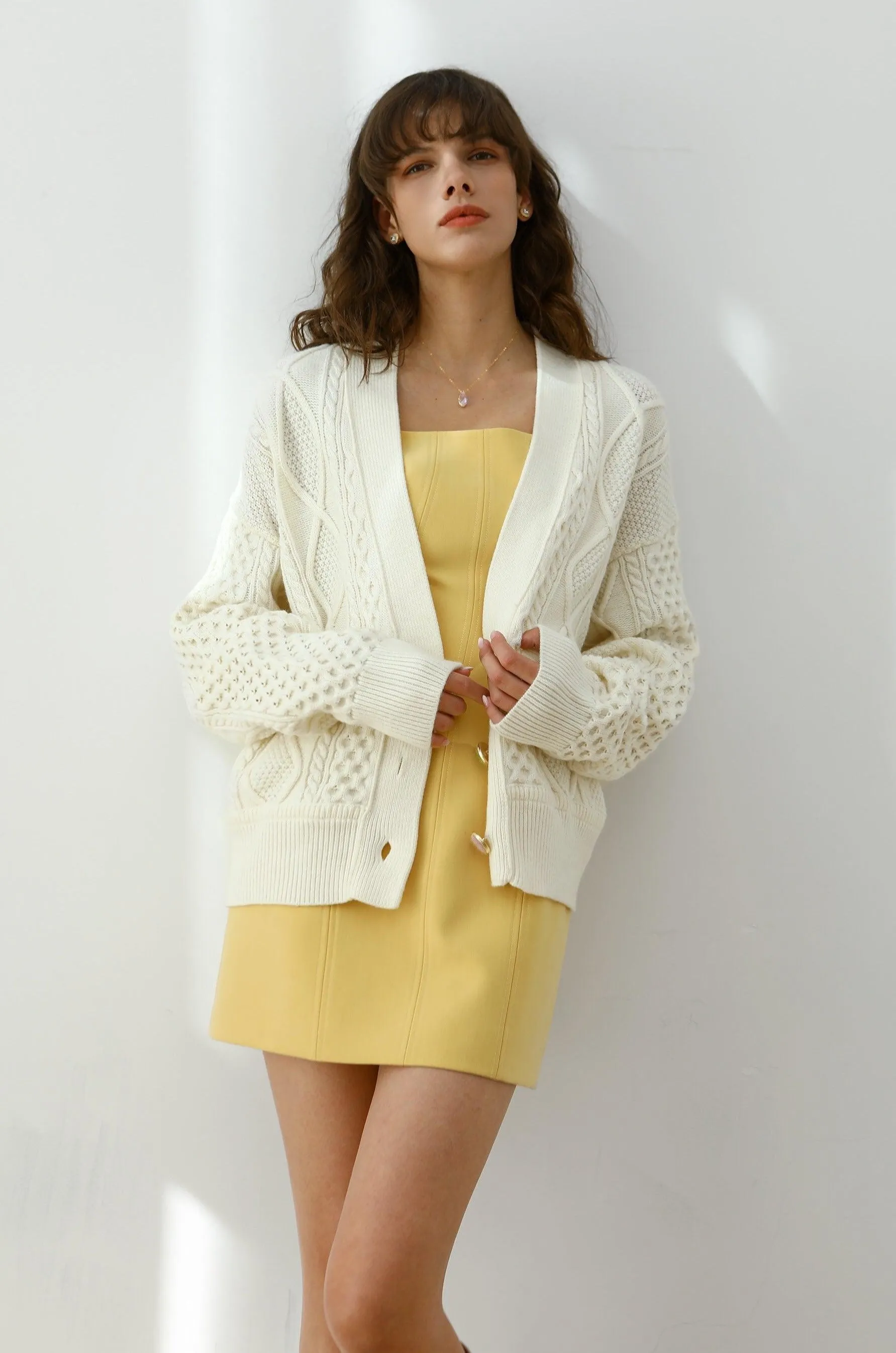 So Sweet Cable Knit Cardigan