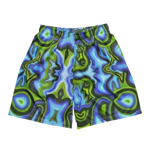 Soft Athletic Shorts (100% Recycled Material)- "Gaia" Design