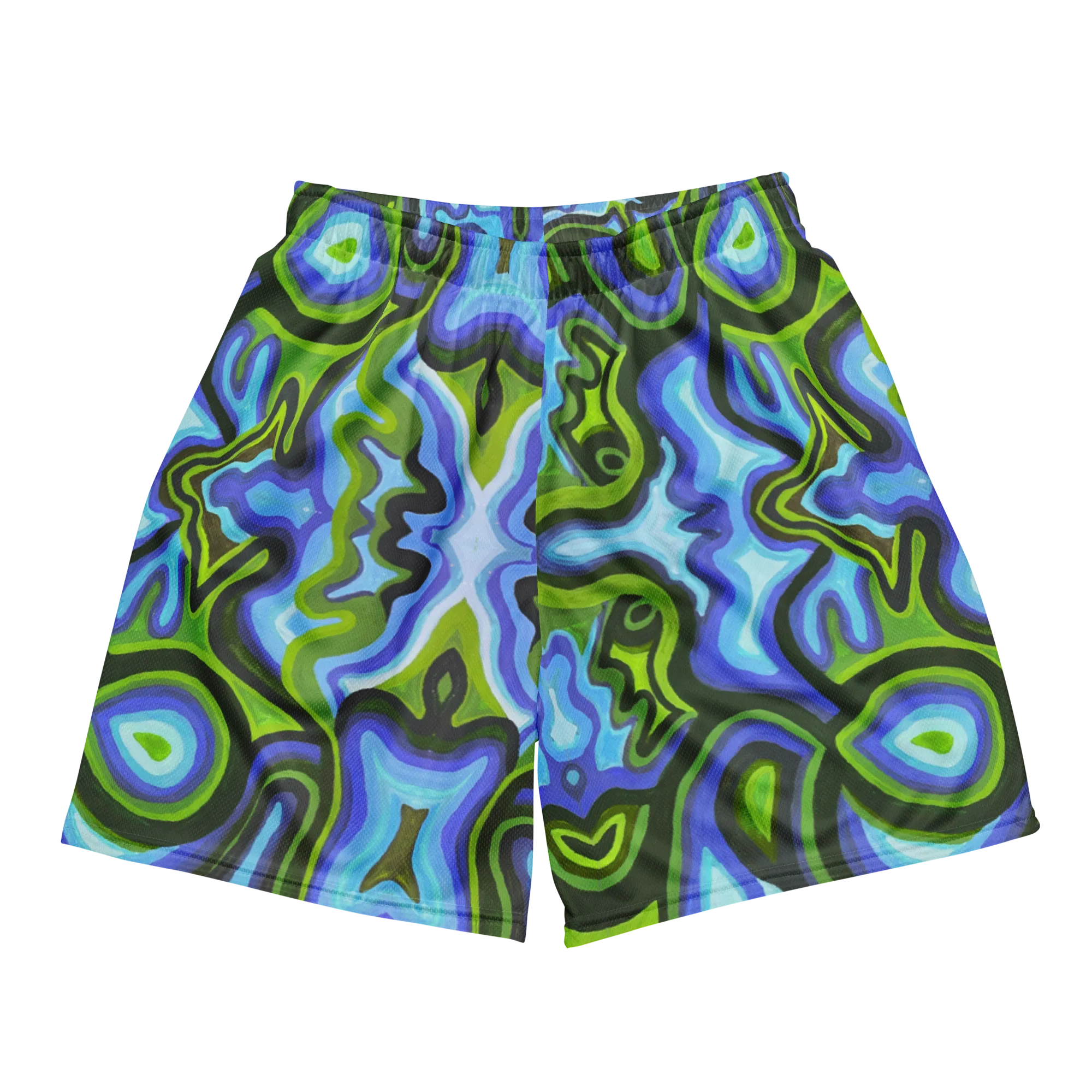 Soft Athletic Shorts (100% Recycled Material)- "Gaia" Design