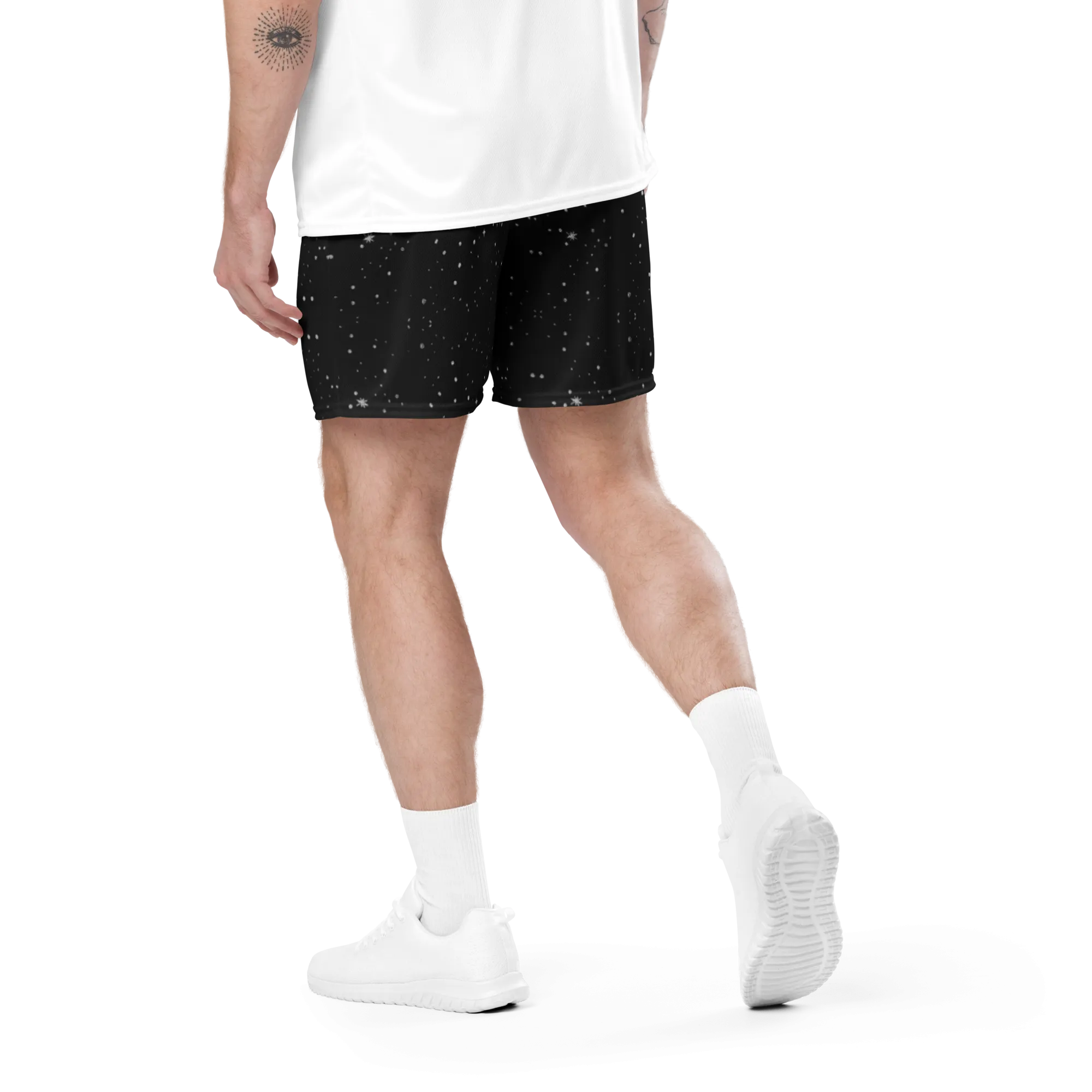 Soft Athletic Shorts (100% Recycled Material)- "Stella" x "Kitty Cat Cove" Design