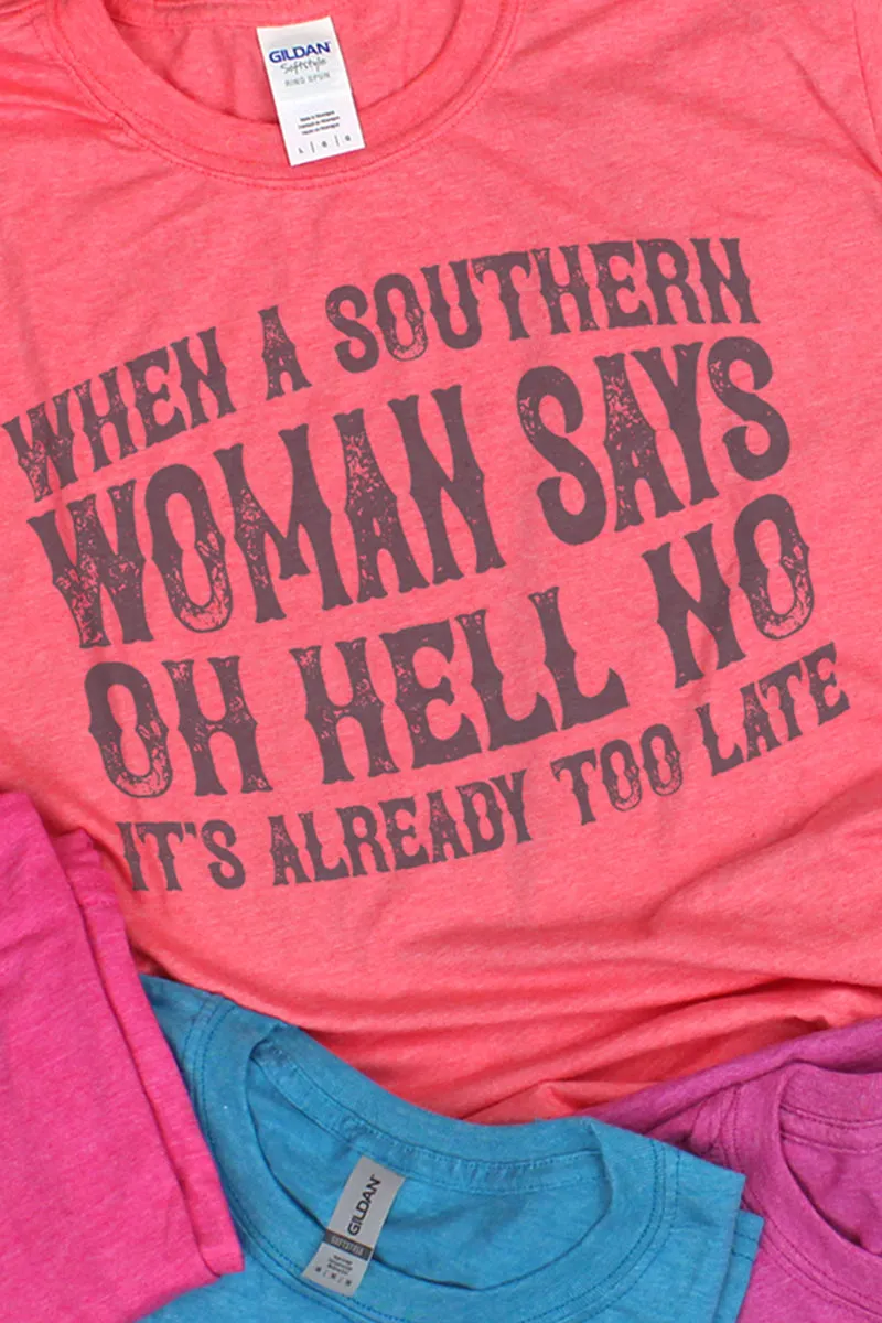 Southern Woman Says Softstyle Adult T-Shirt