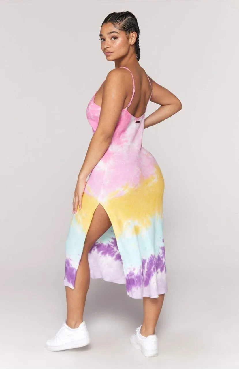 Spiritual Gangster Tie Dye Slip Maxi Dress