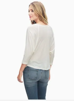 Splendid Vintage Whisper 3/4 Sleeve Dolman | Paper | Sale
