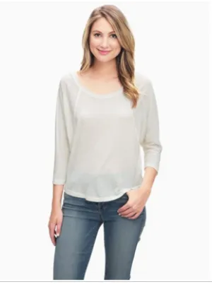 Splendid Vintage Whisper 3/4 Sleeve Dolman | Paper | Sale