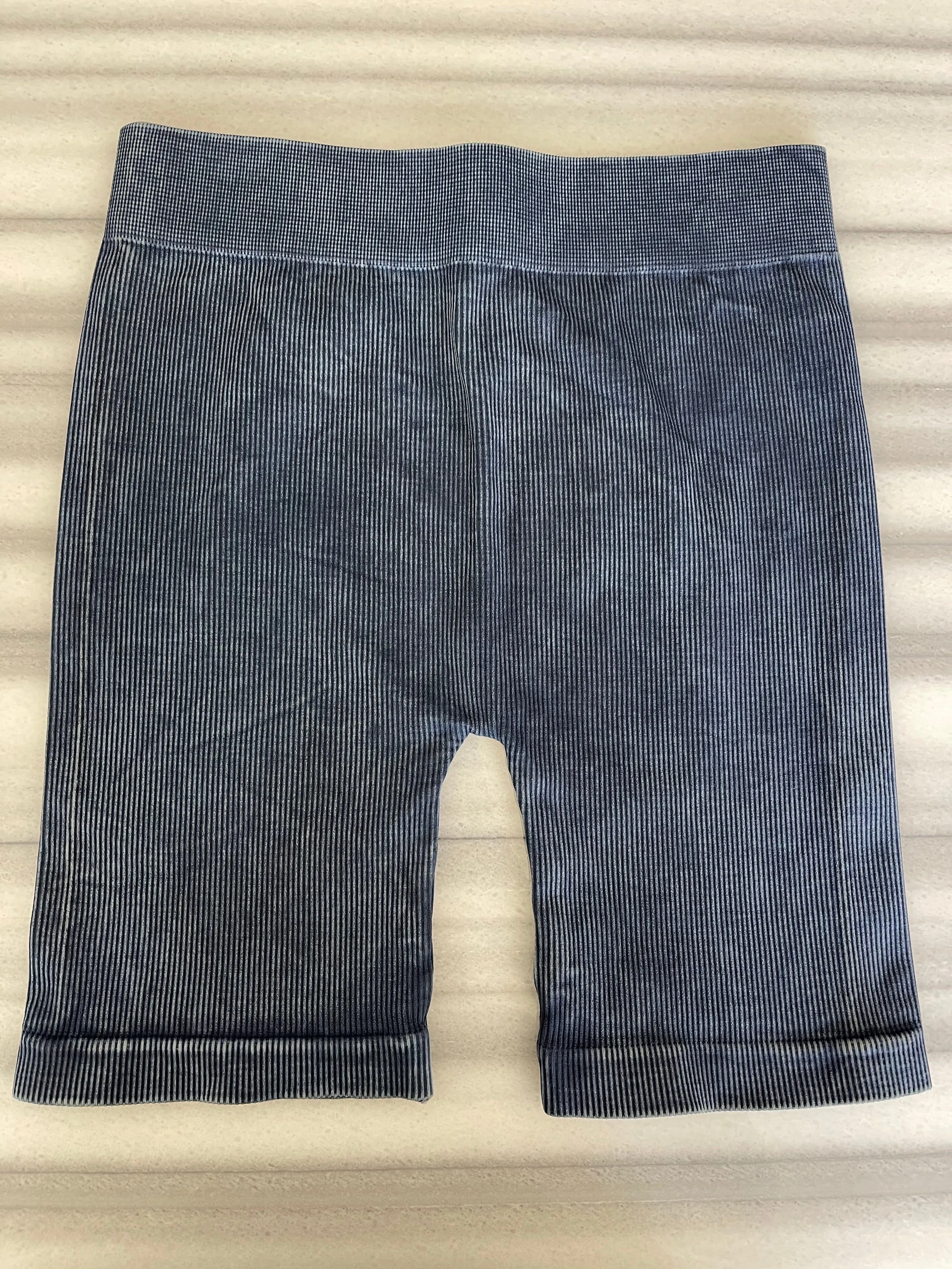 Squeeze Me Ribbed Biker Shorts