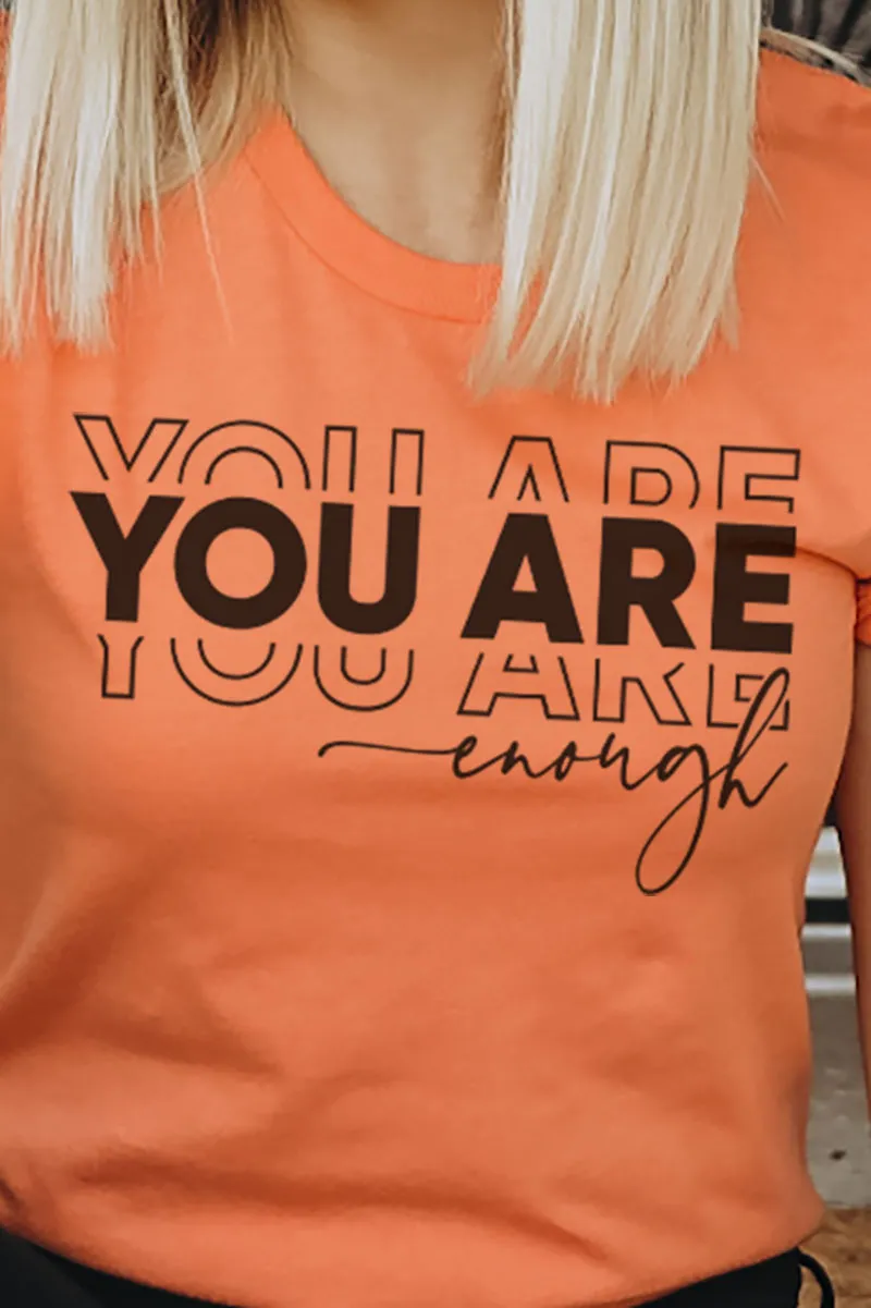 Stacked You Are Enough Softstyle Adult T-Shirt