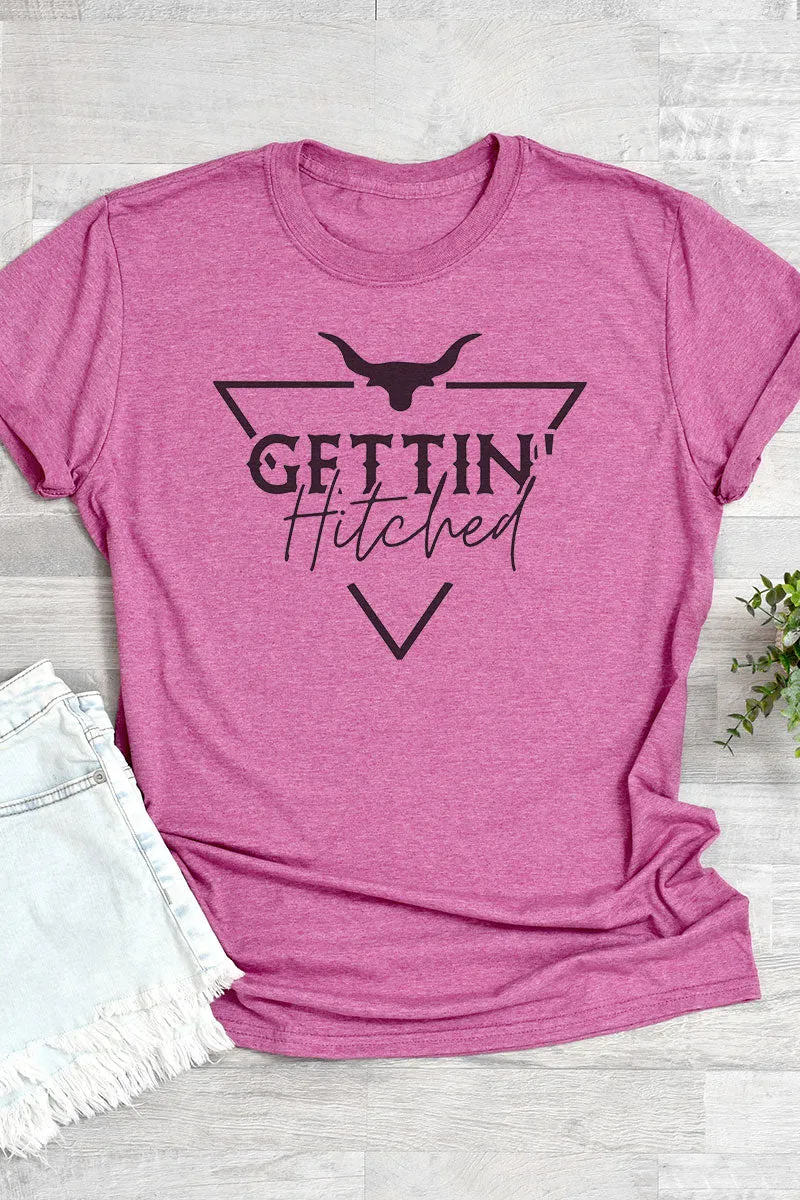 Steer Getting Hitched Softstyle Adult T-Shirt