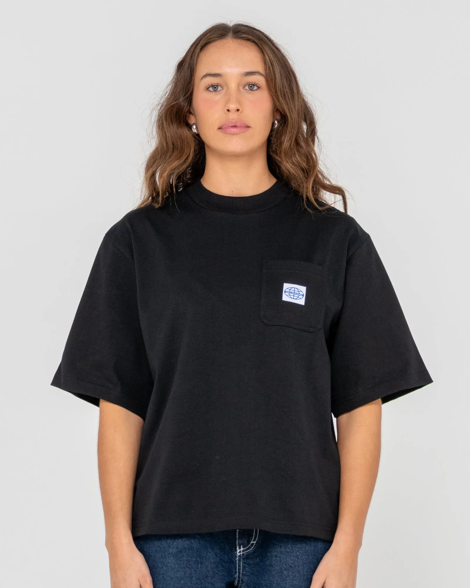STEEZEY CROPPED BOXY TEE