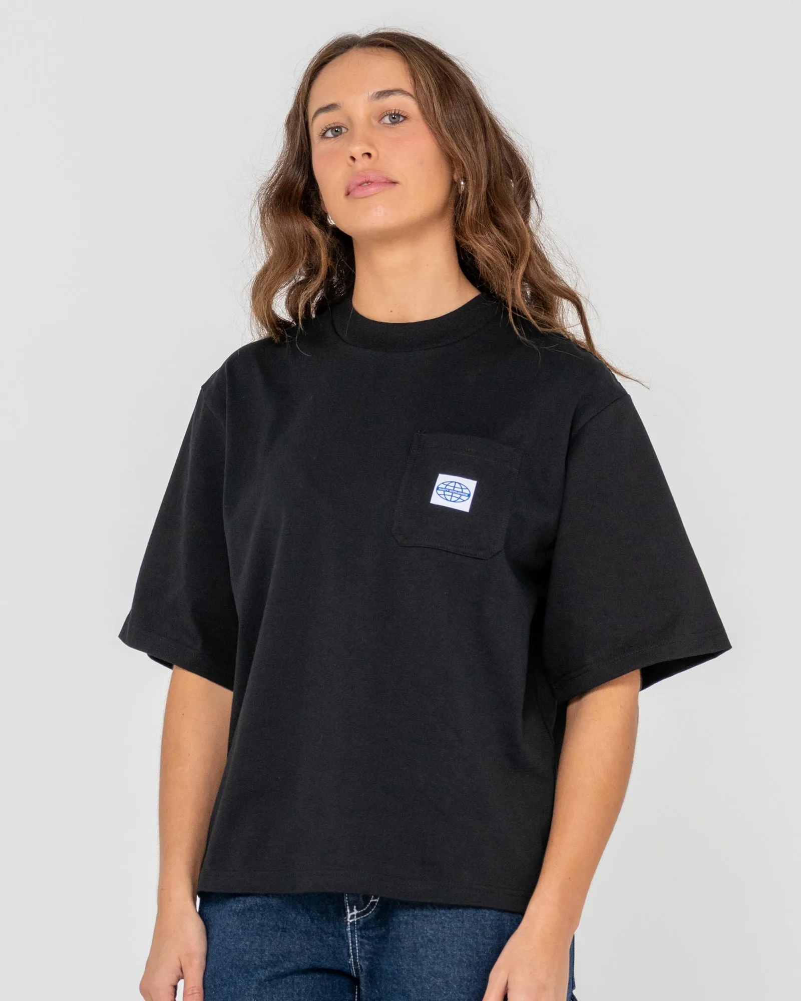 STEEZEY CROPPED BOXY TEE