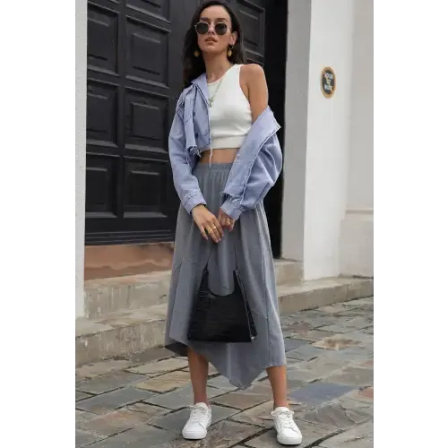 Stylish Lapel Collar Long Sleeve Denim Jacket