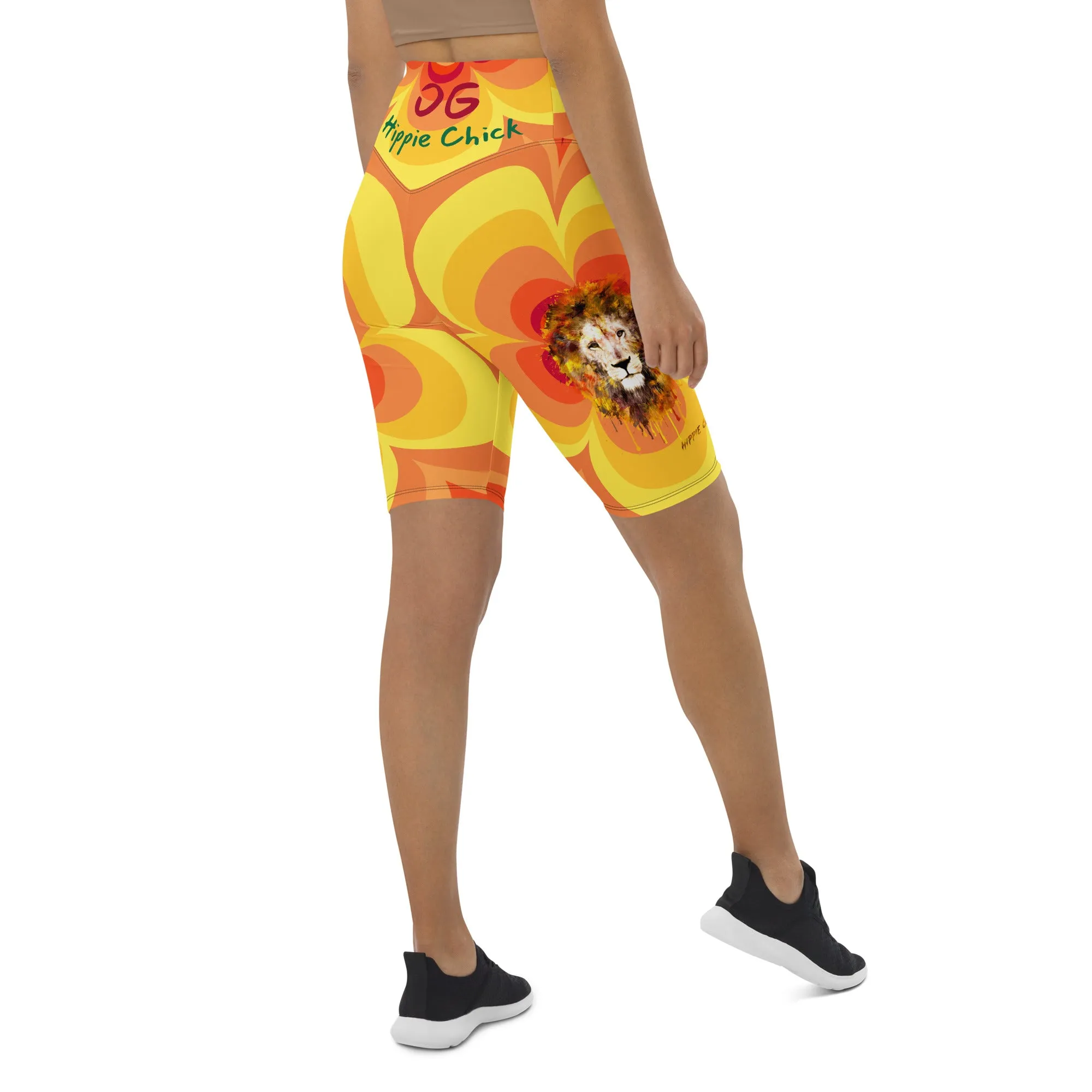 Sunny Flower 2 Biker Shorts