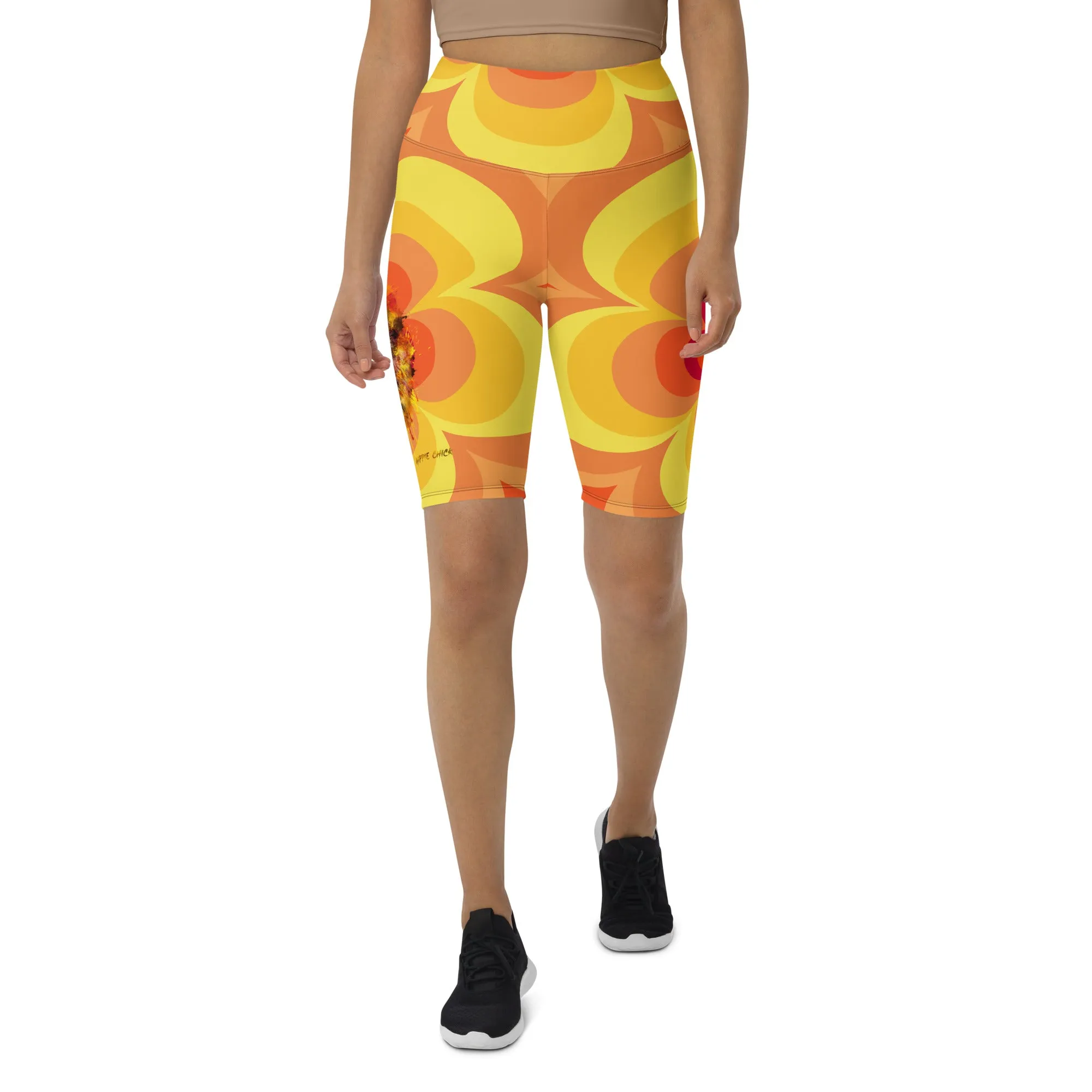 Sunny Flower 2 Biker Shorts
