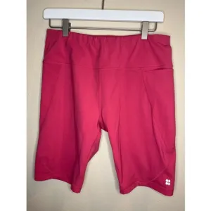 Sweaty Better Power Pink Biker‎ Shorts Size Large