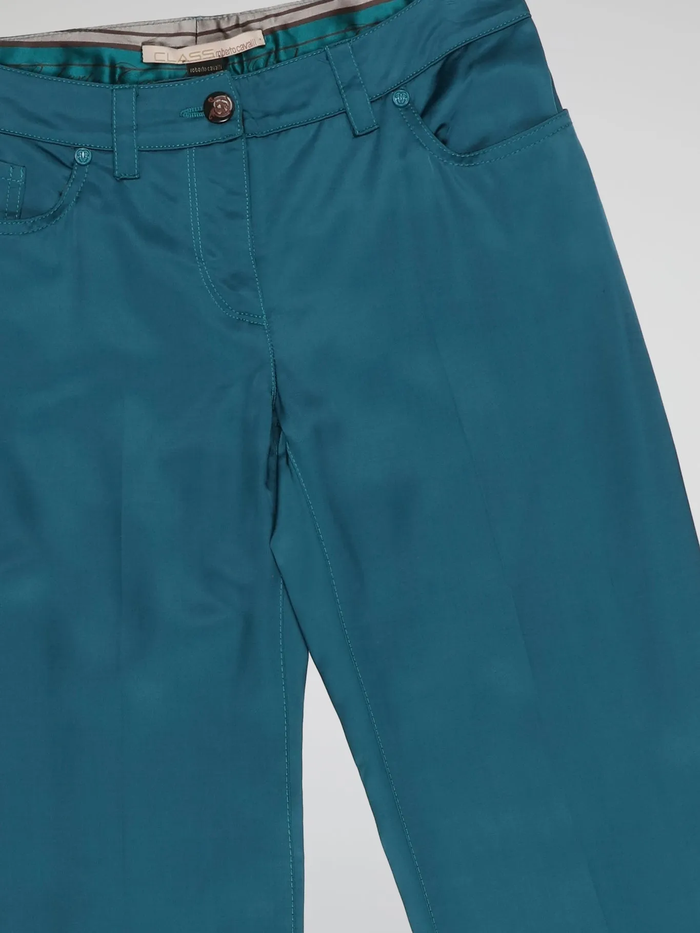 Teal Wide Leg Pants