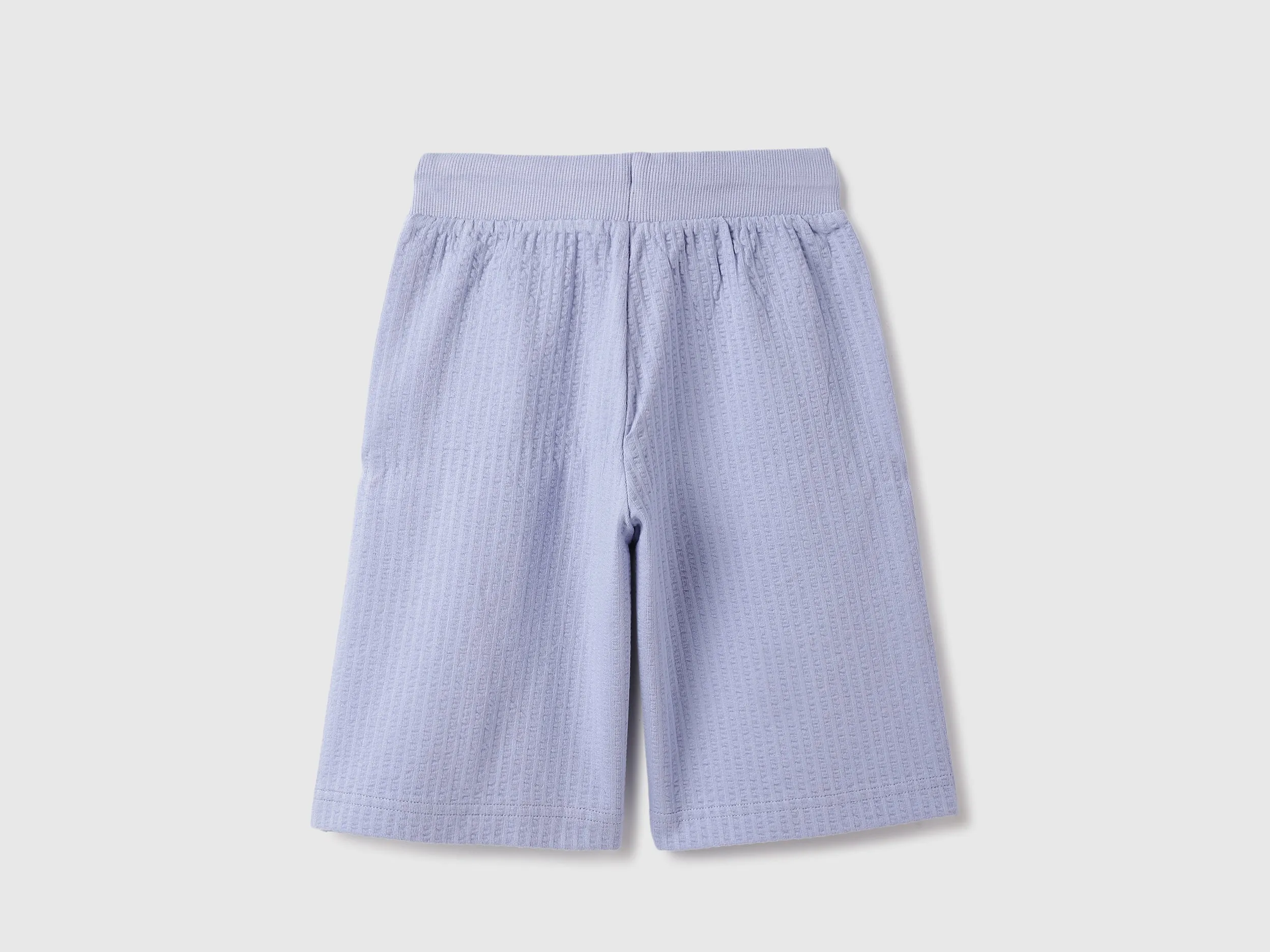 Textured Regular Fit Bermuda Shorts