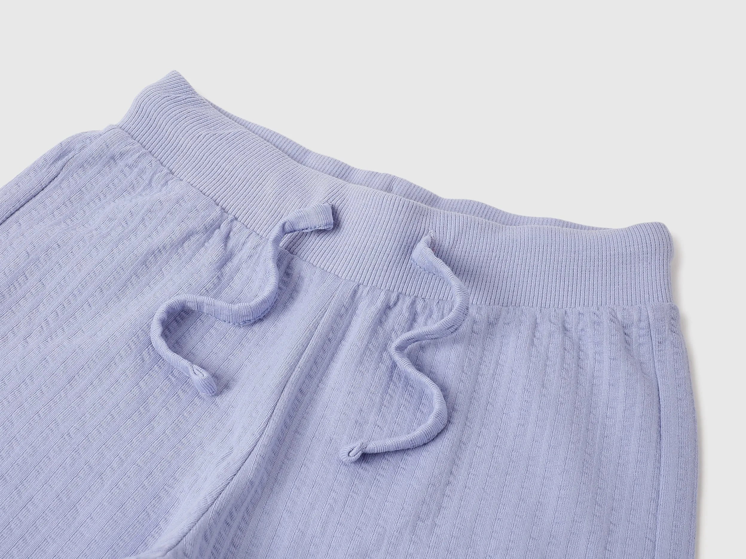 Textured Regular Fit Bermuda Shorts