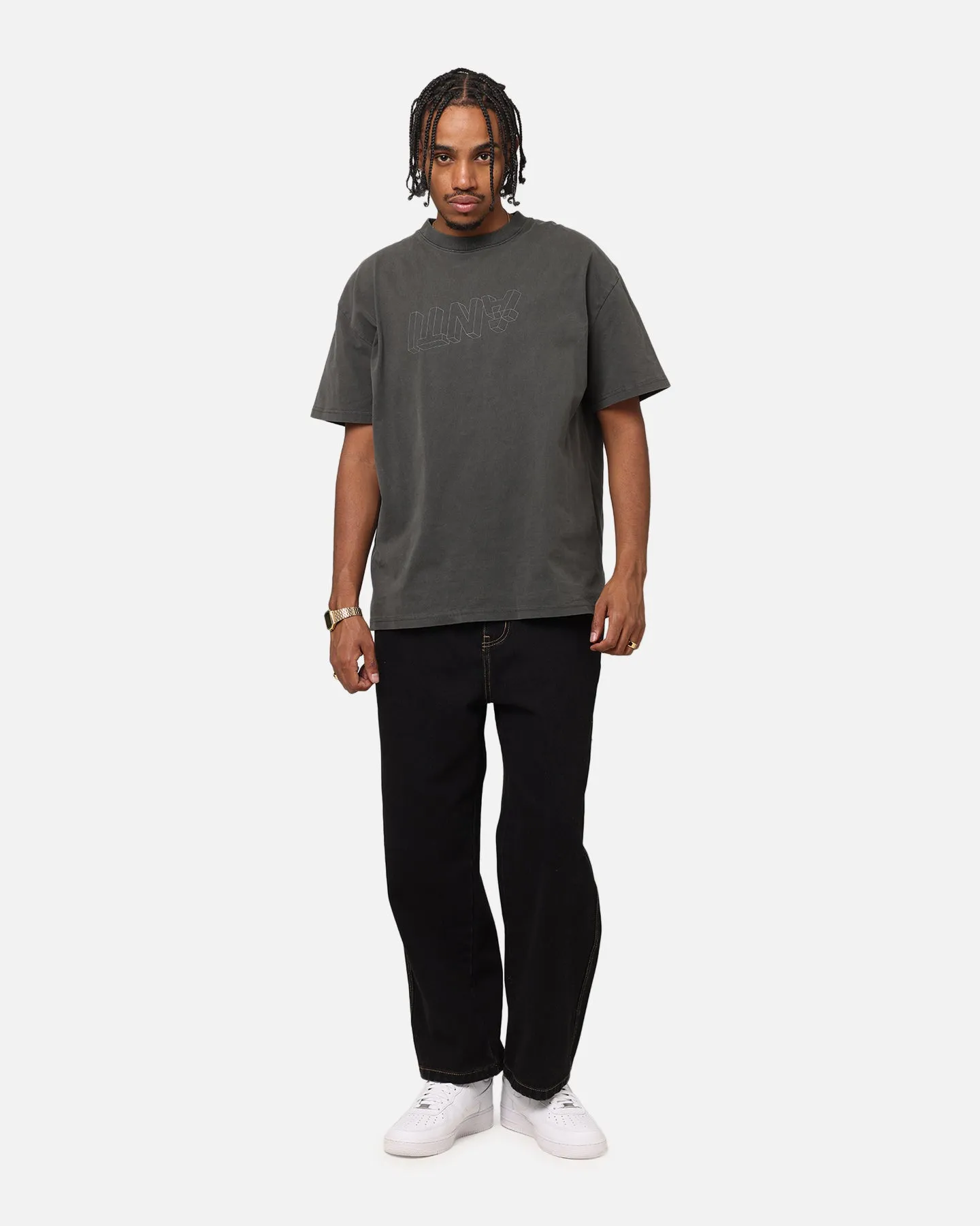 The Anti Order Dimension Boxy T-Shirt Black Wash