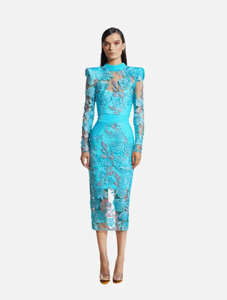 The Beginning Dress - Aqua