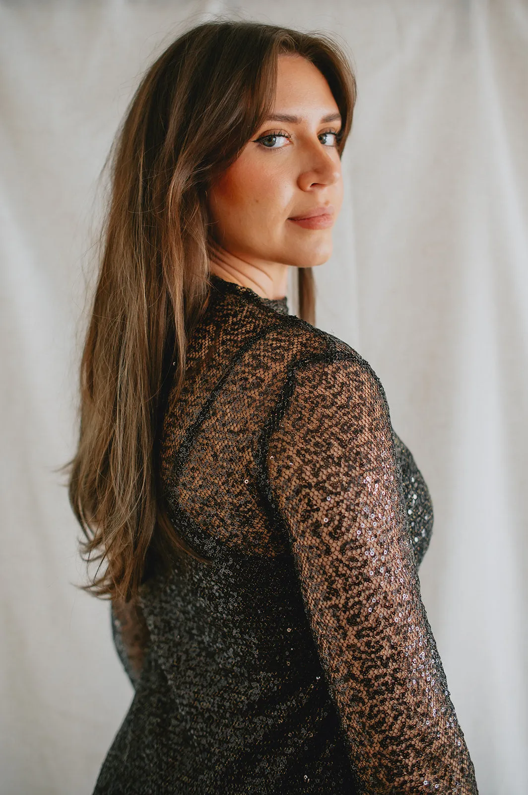 The Blakely Midi Dress - Black