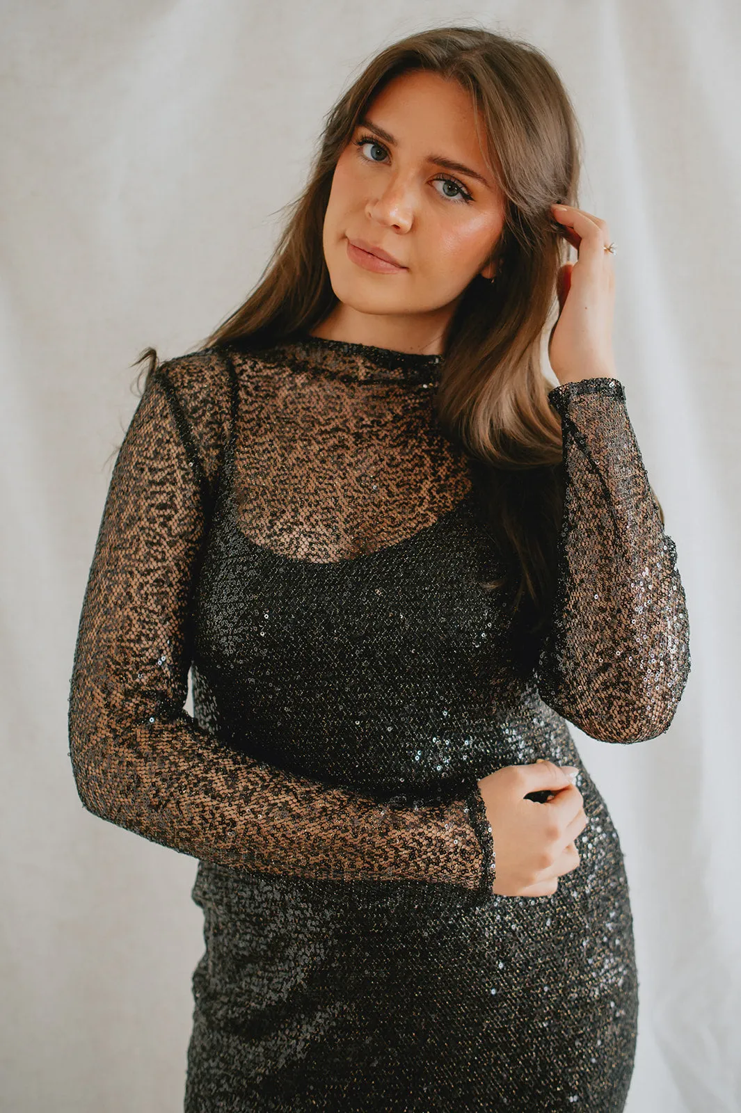 The Blakely Midi Dress - Black