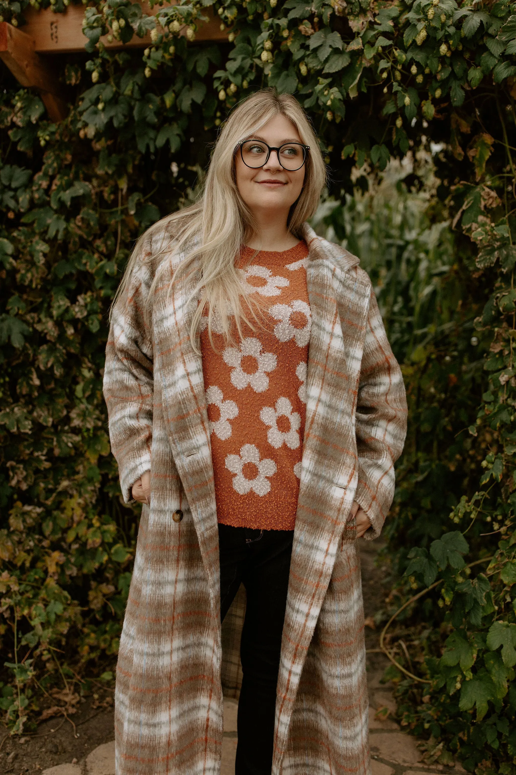 The Jodie Plaid Coat - PLUS