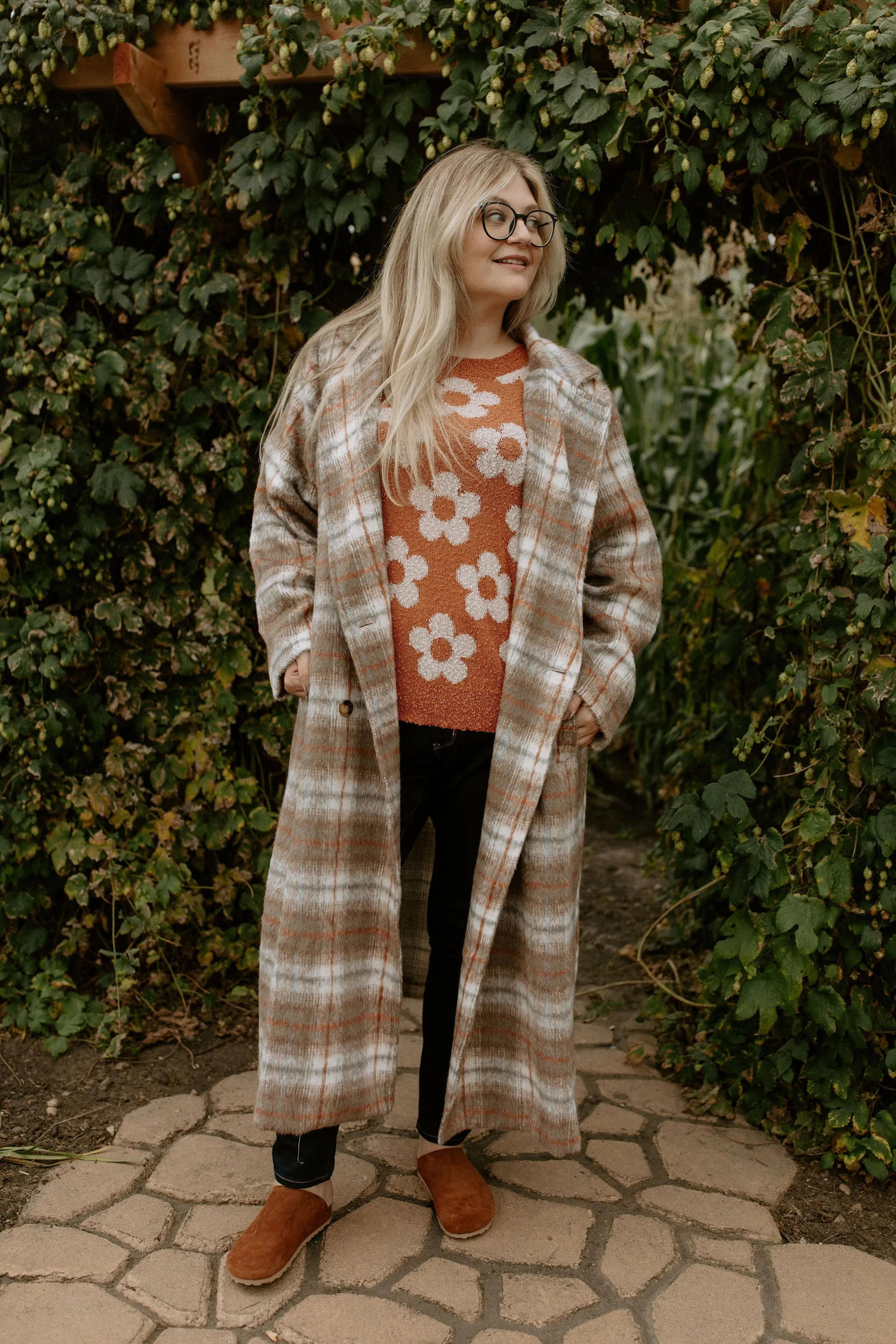 The Jodie Plaid Coat - PLUS