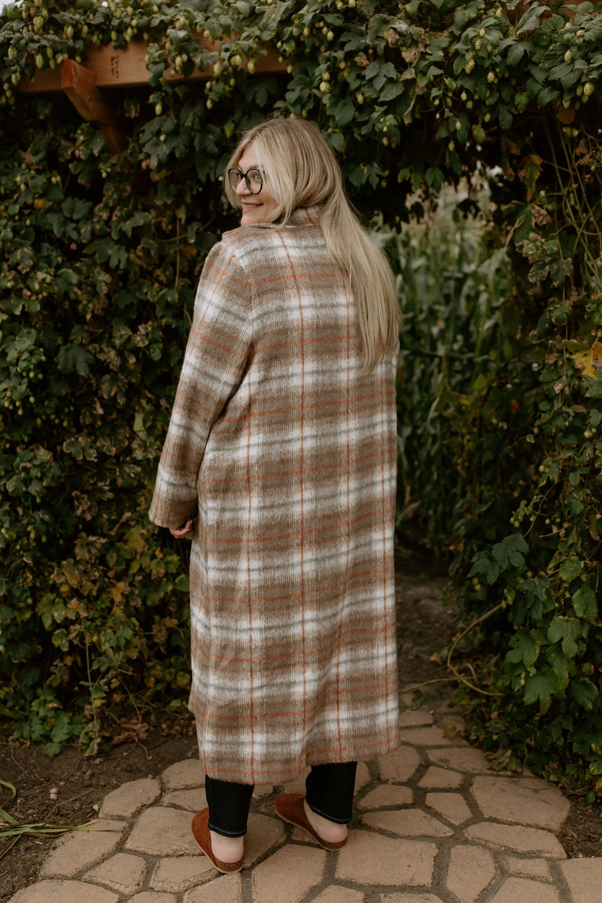 The Jodie Plaid Coat - PLUS