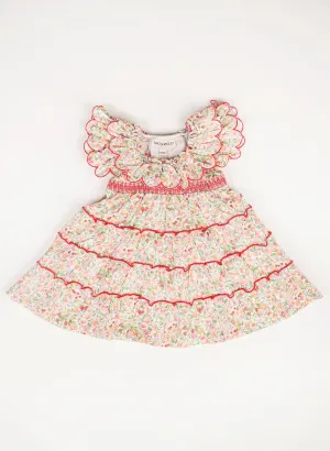 The Mimi Dress - Peach Blossom Print