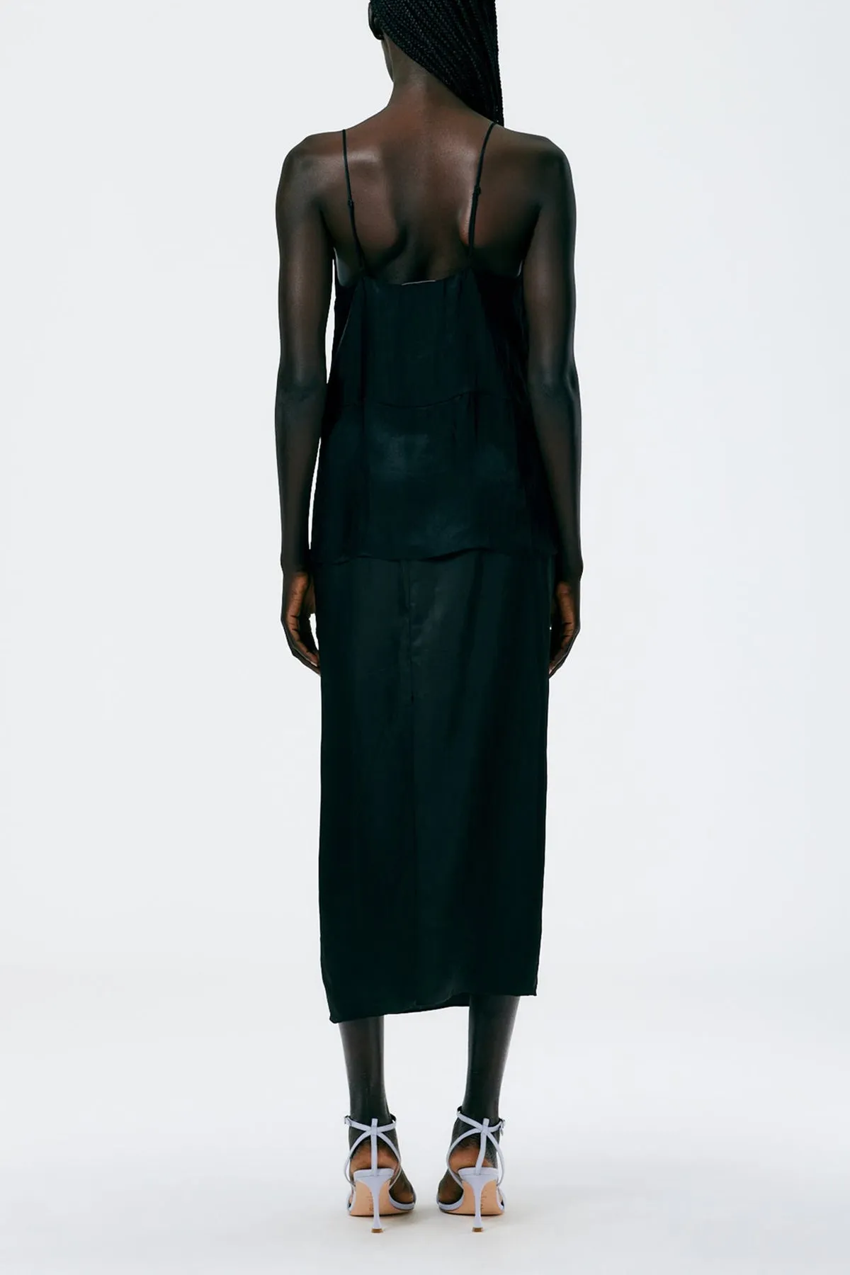 The Slip Skirt in Black