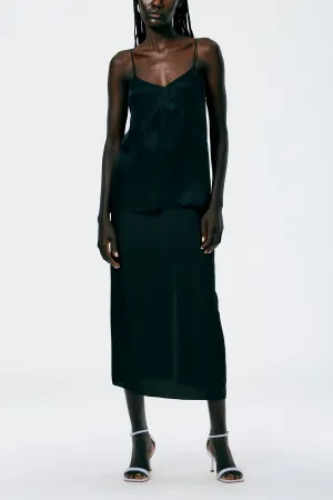 The Slip Skirt in Black