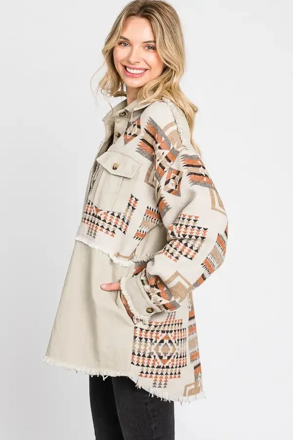 The Vienetta Shacket-Small ONLY
