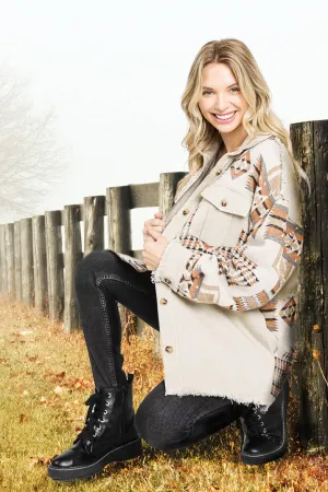The Vienetta Shacket-Small ONLY