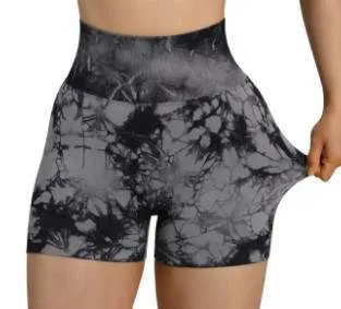 Tie Dye Georgia Peach Biker Shorts