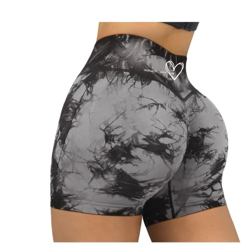 Tie Dye Georgia Peach Biker Shorts