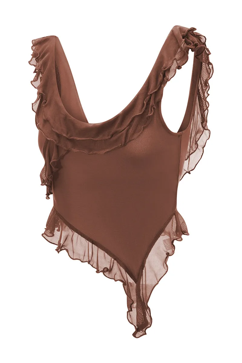 TT3128 Ruffle Tank Top