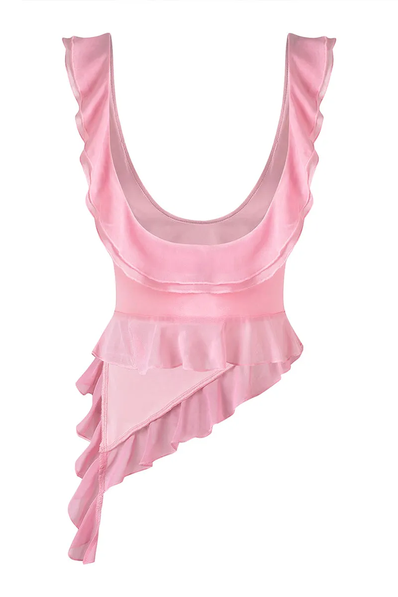 TT3128 Ruffle Tank Top