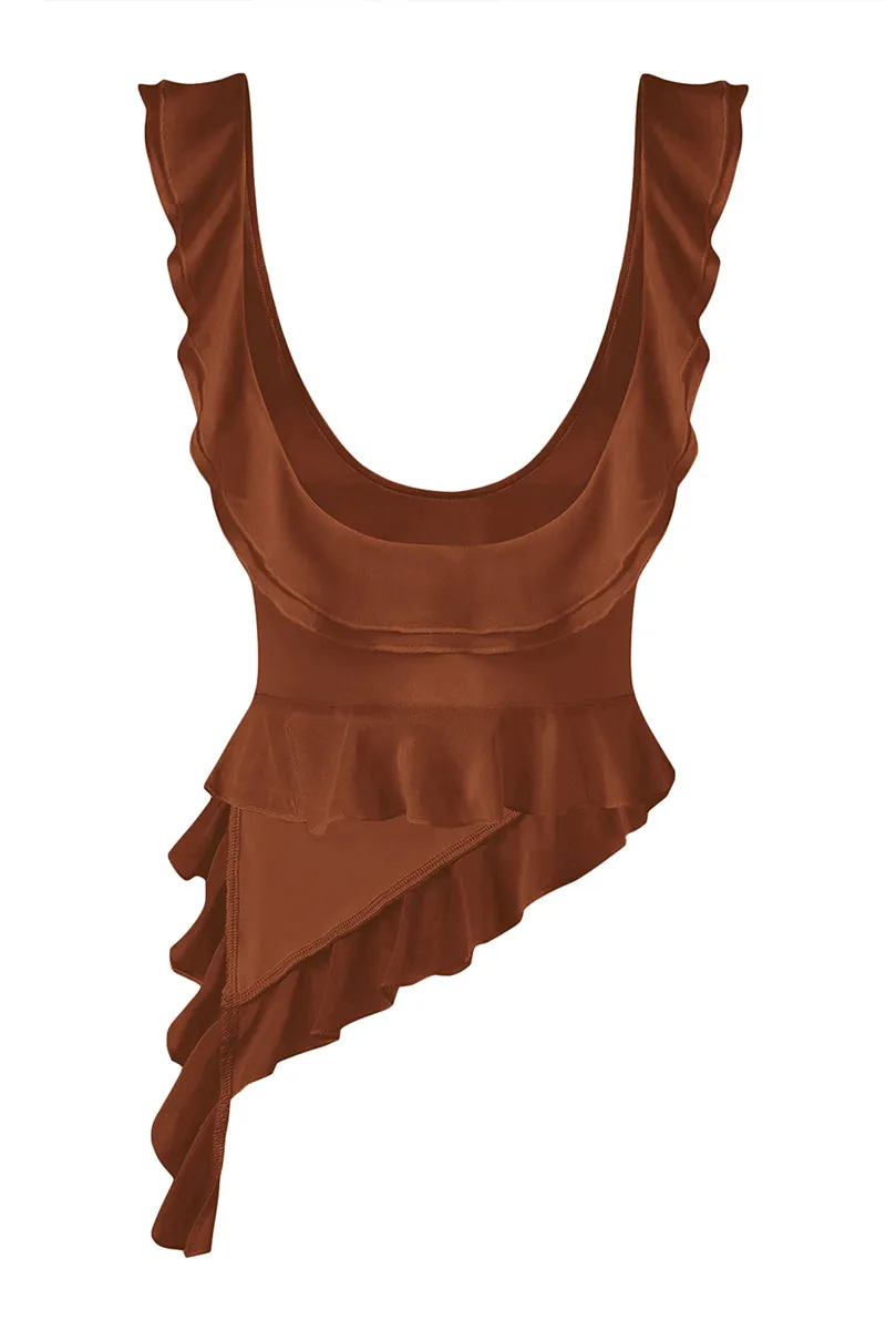 TT3128 Ruffle Tank Top
