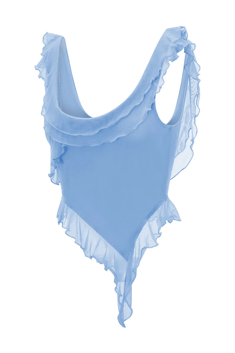 TT3128 Ruffle Tank Top