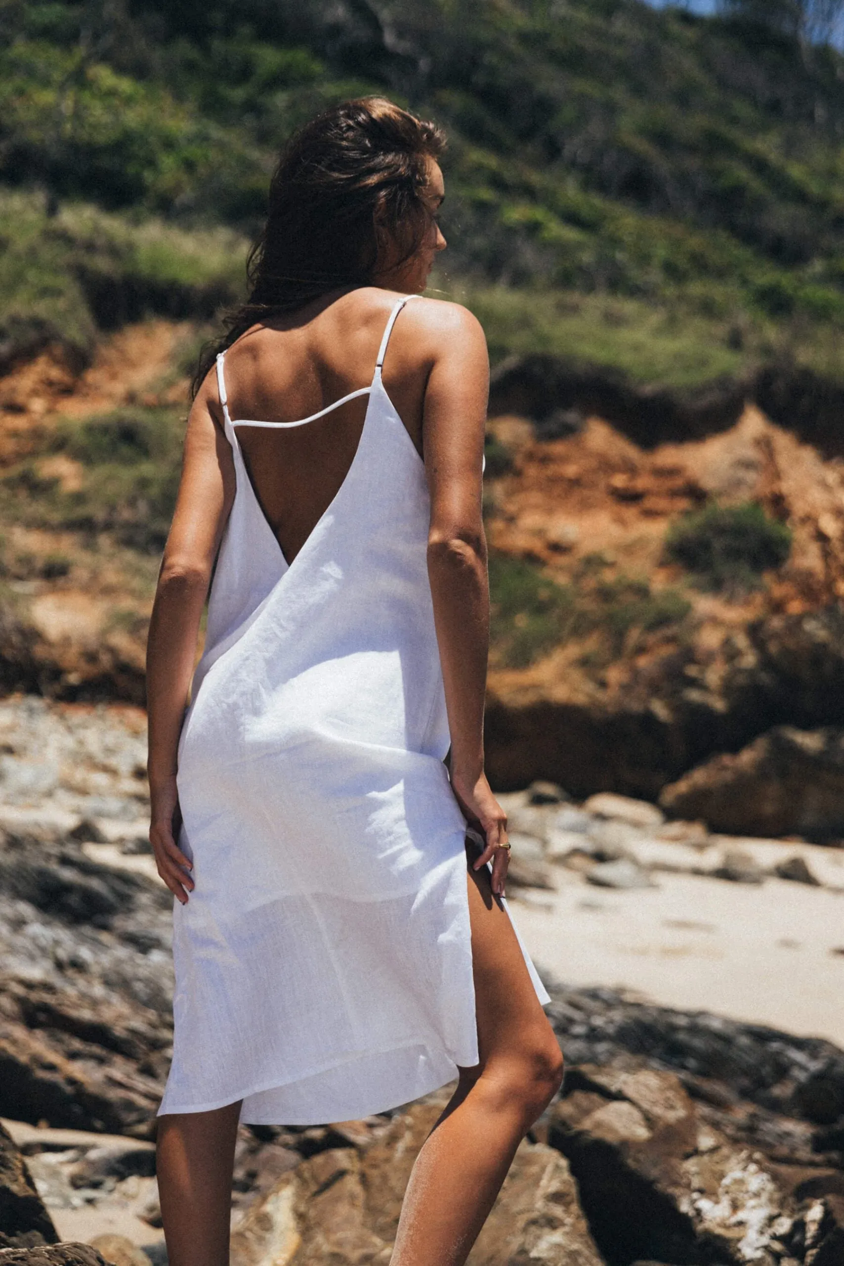 Tuesday Slip Dress - White