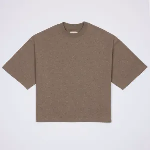 Ultra Boxy Crop Tee - Fossil