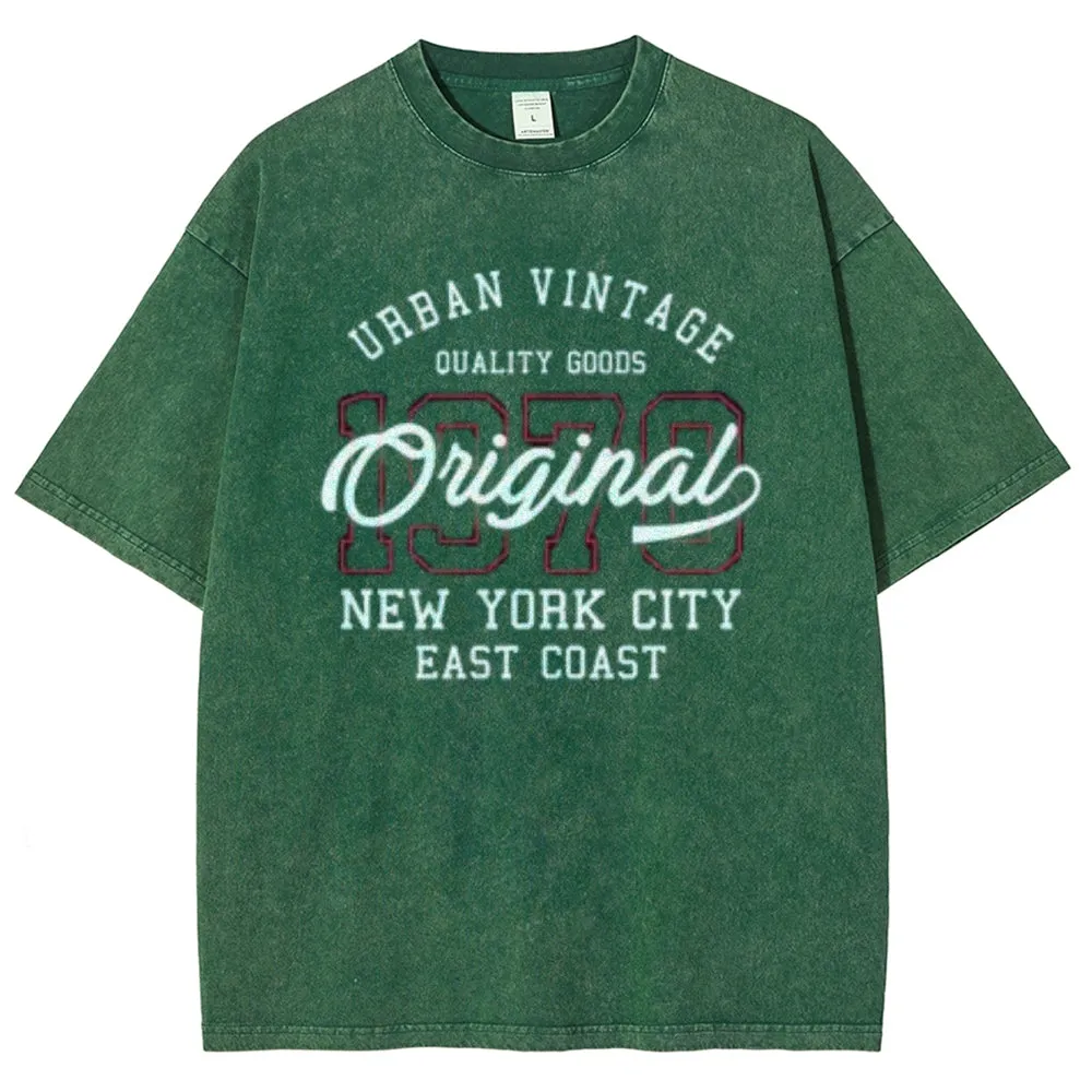 Unisex Independence's Day New York City 1978 Graphic Vintage Washed Tee