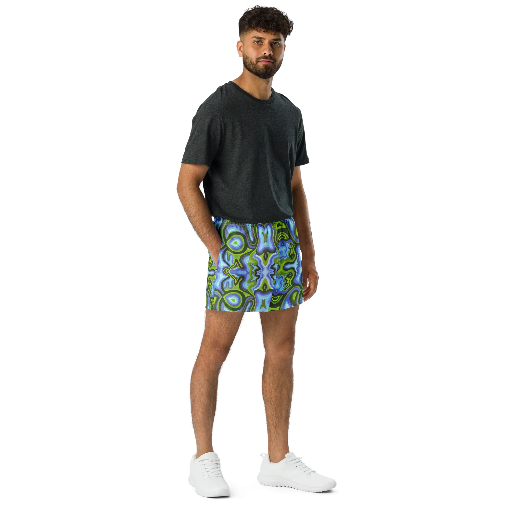 Unisex Running Shorts (Recycled Material)- "Gaia" Design
