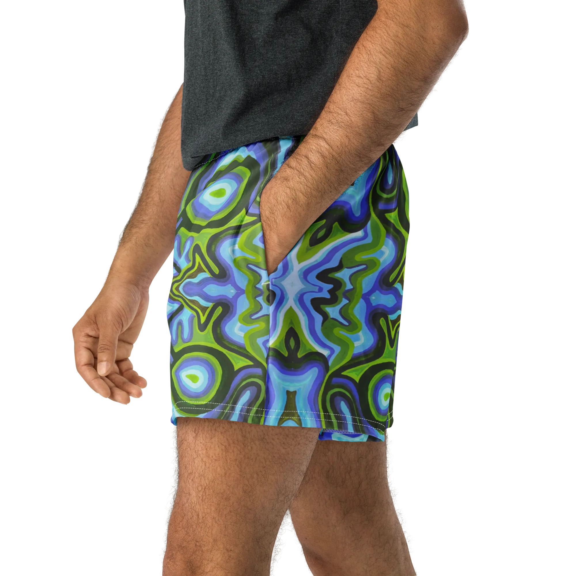 Unisex Running Shorts (Recycled Material)- "Gaia" Design