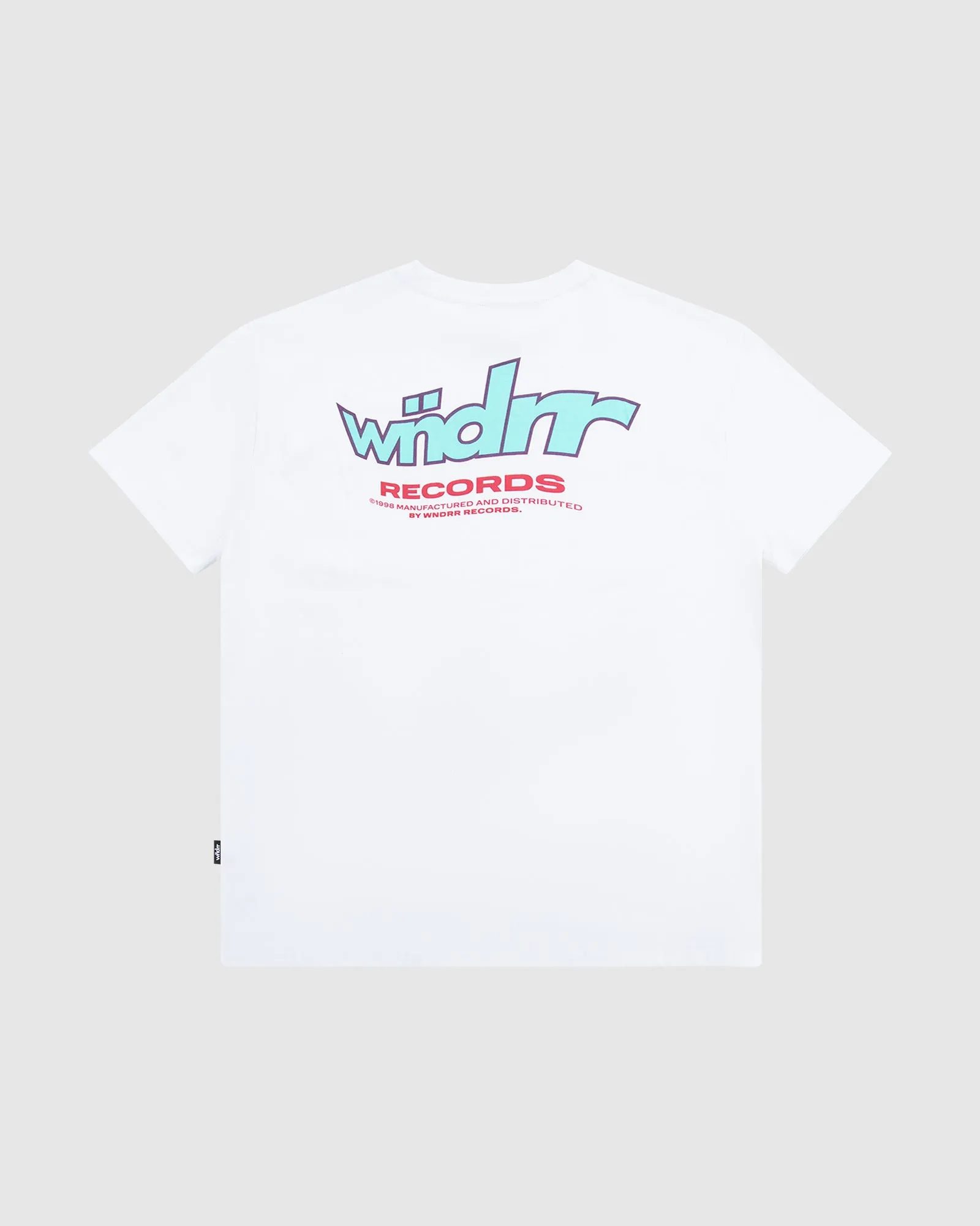 WARPED BOX FIT TEE - WHITE