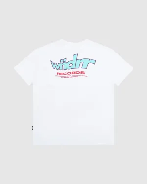 WARPED BOX FIT TEE - WHITE